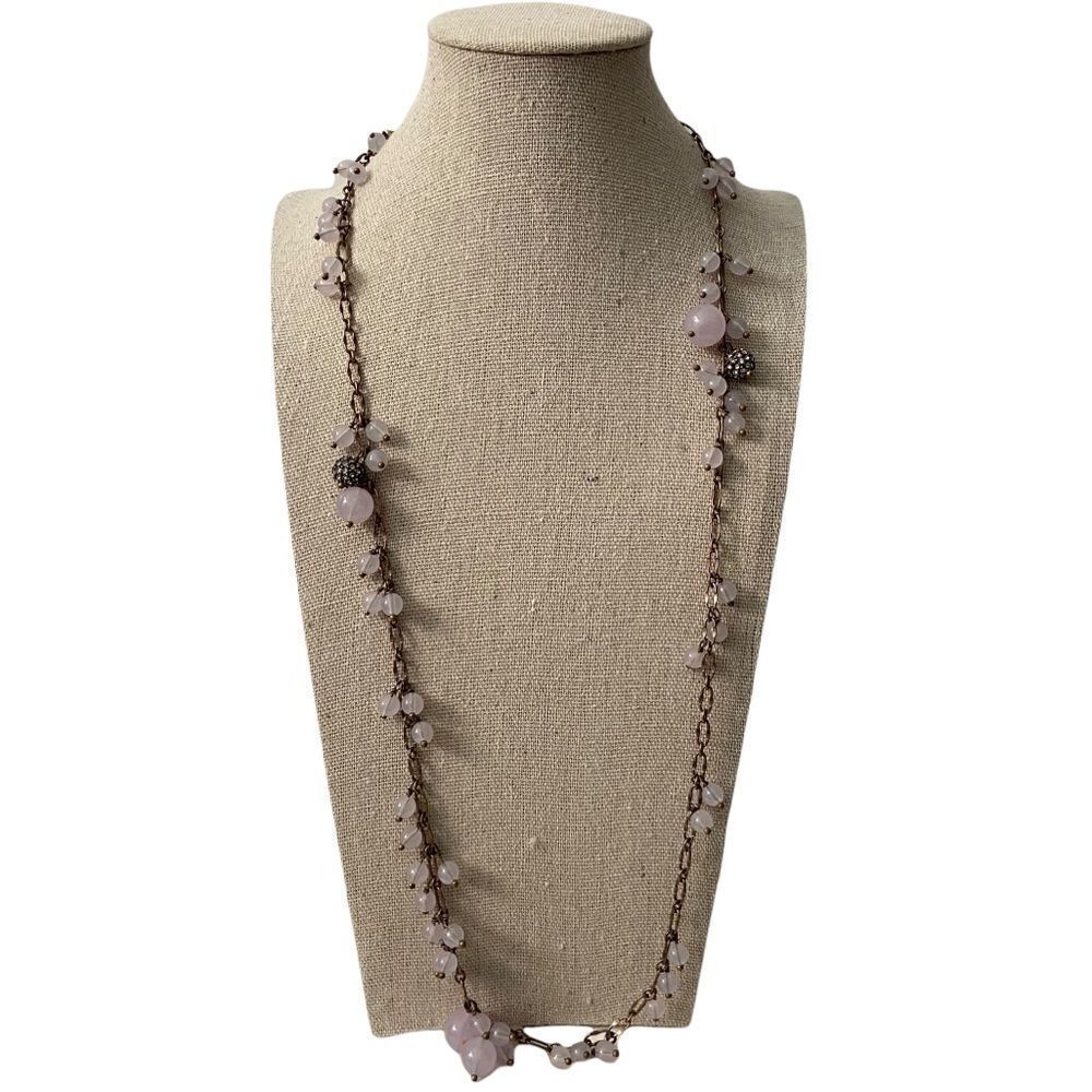 J.Β CrewβLongβBeadedβNecklaceβinβVintageβTone